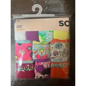 Girls SO 10-Pack Multicolor Hipsters Size 14